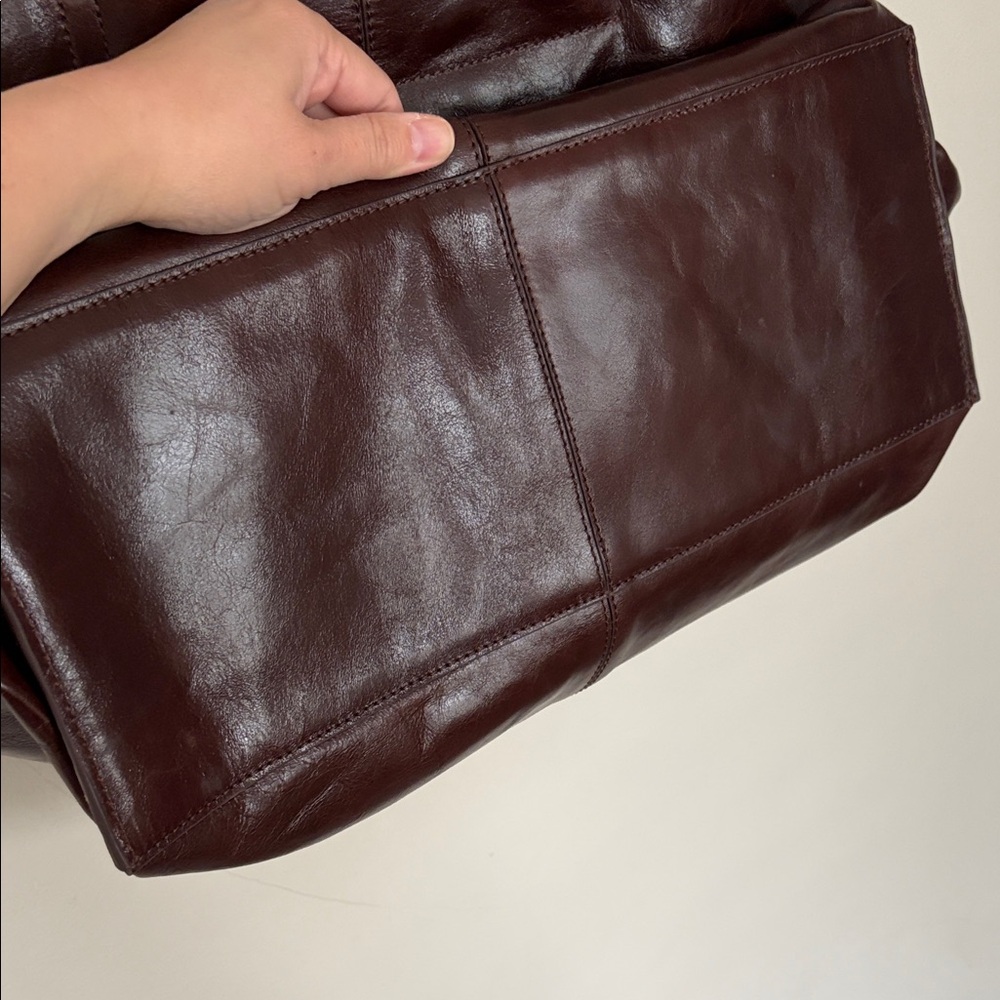 Zara cow leather oversized tote bag - Picture 8 of 8